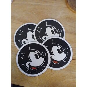 WALT DISNEY WORLD‎ FLORIDA RESORT HOTEL MICKEY MOUSE PAPER DRINK COASTERS Set 4